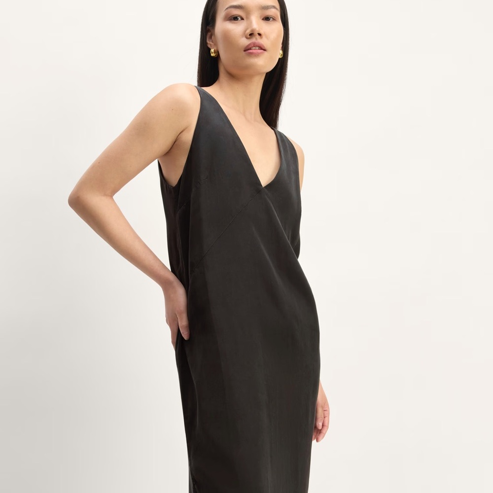 NWT Everlane Tencel Midi Slip Dress - Size 10